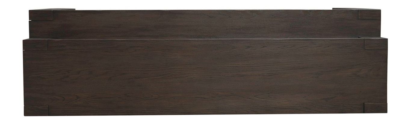 Lennox Hill Rectangular Wood Console Bar Table w/Charging Station