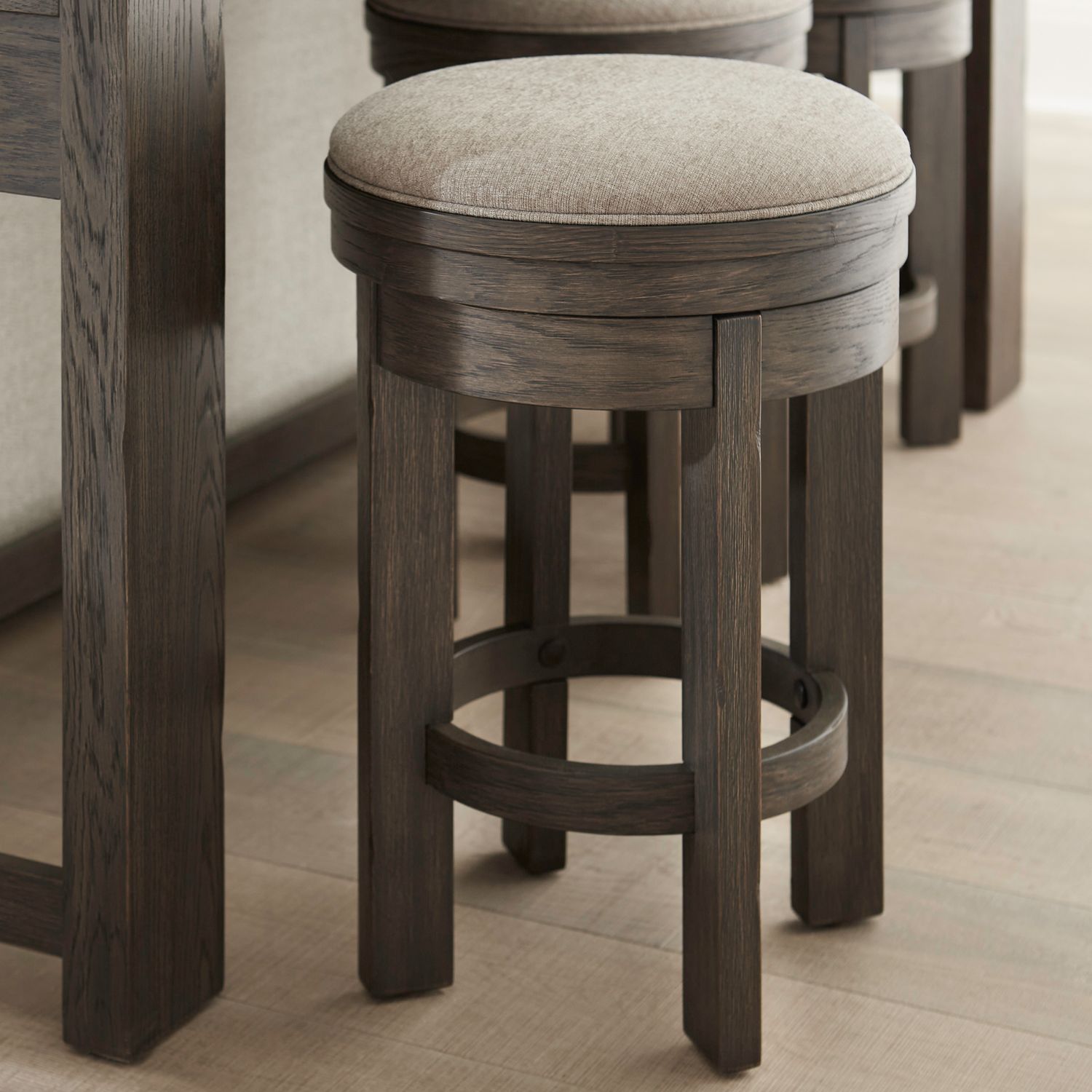 Lennox Hill Oversized Square Coffee Table | Bark Finish