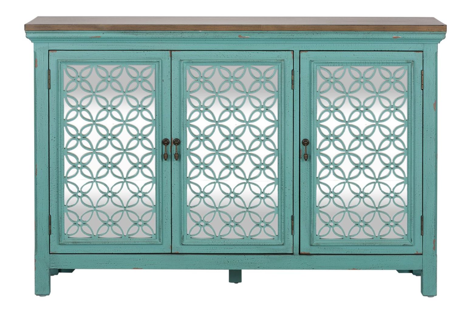 Kensington Wood Accent Cabinet w/3 Doors