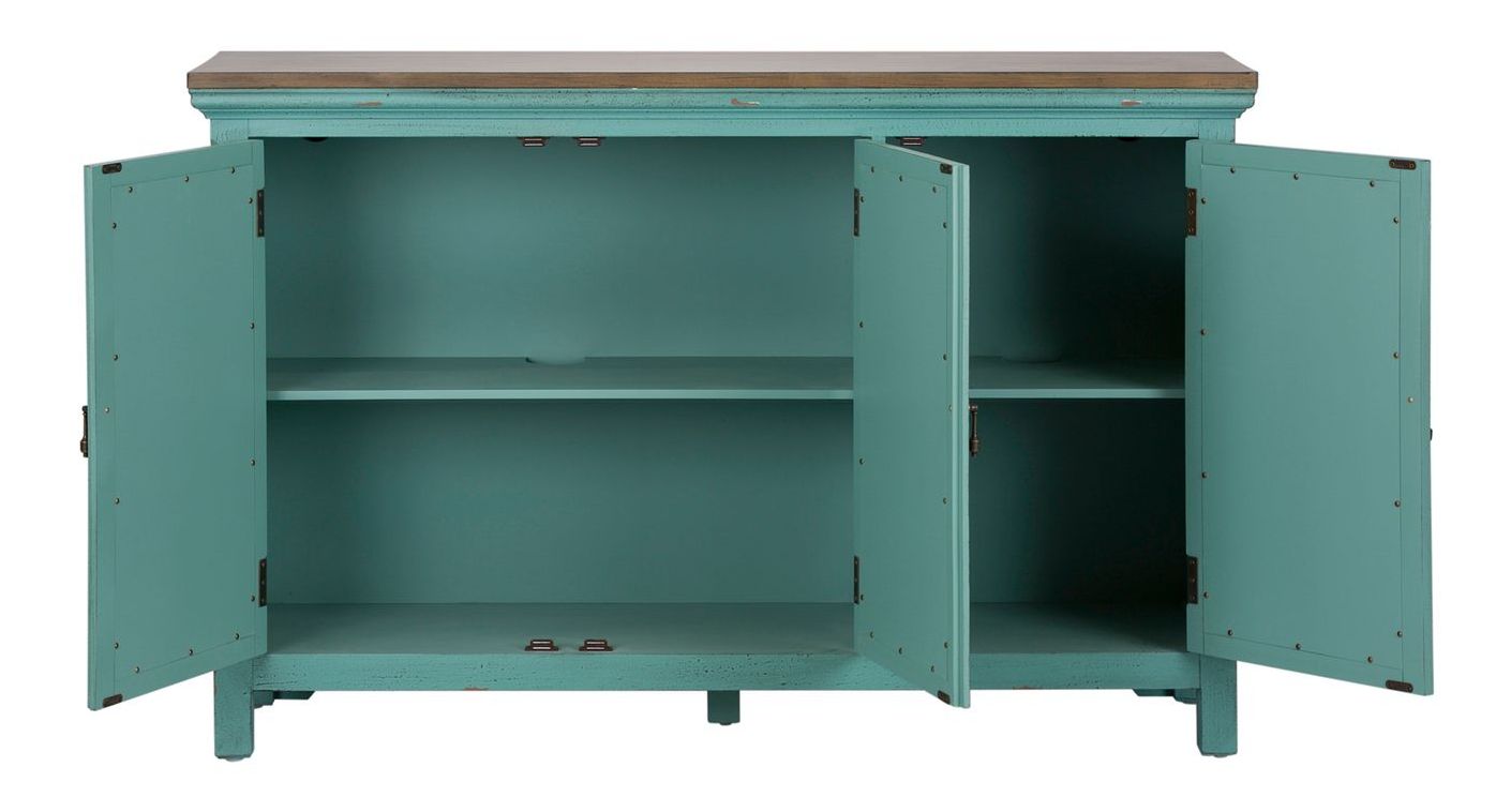 Kensington Wood Accent Cabinet w/3 Doors