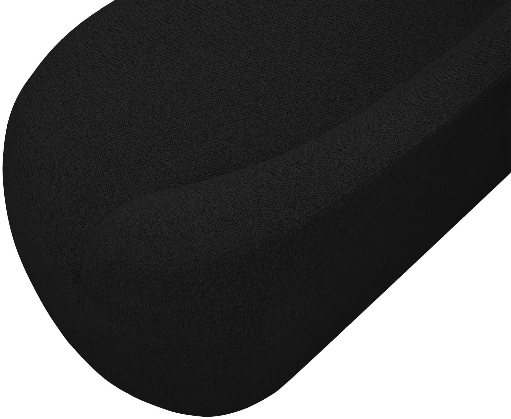 Flair Boucle Fabric Bench