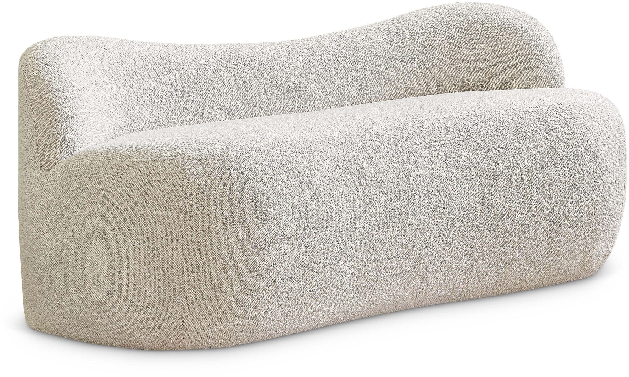 Flair Boucle Fabric Bench