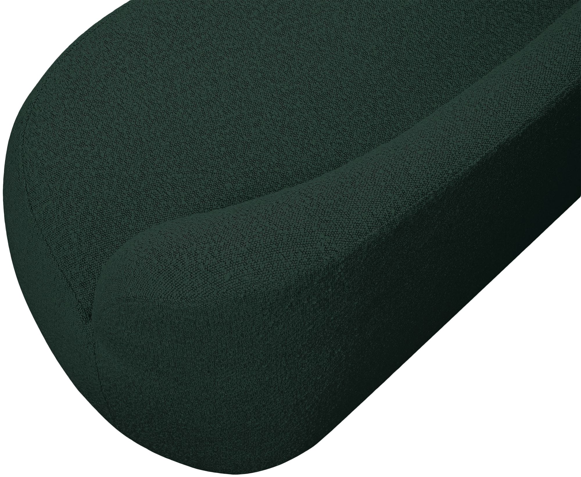 Flair Boucle Fabric Bench