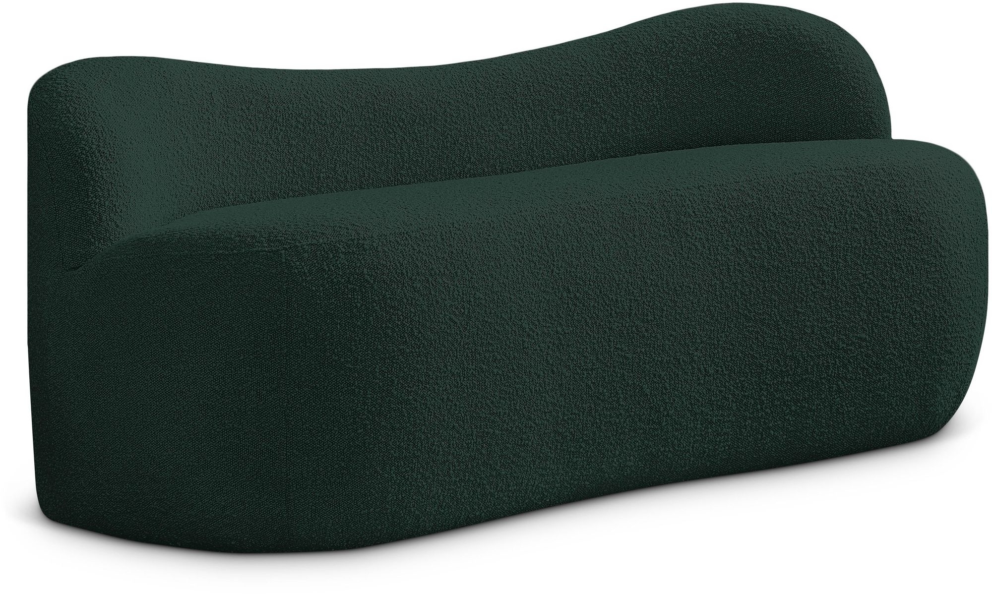 Flair Boucle Fabric Bench