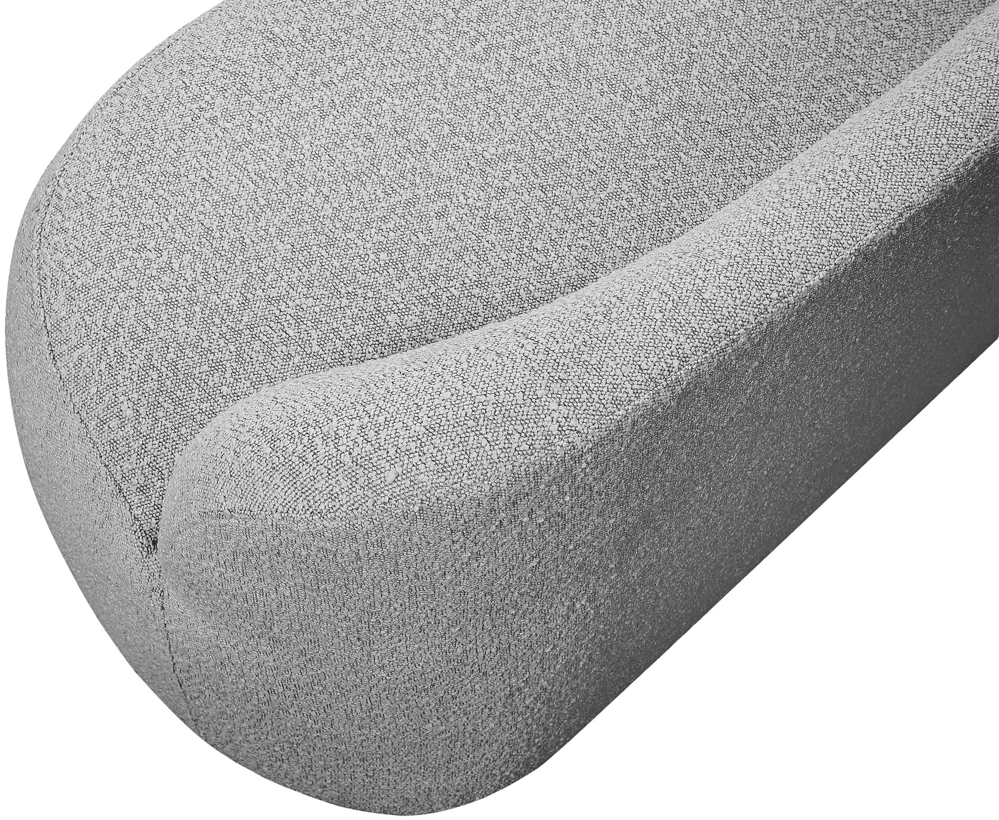 Flair Boucle Fabric Bench