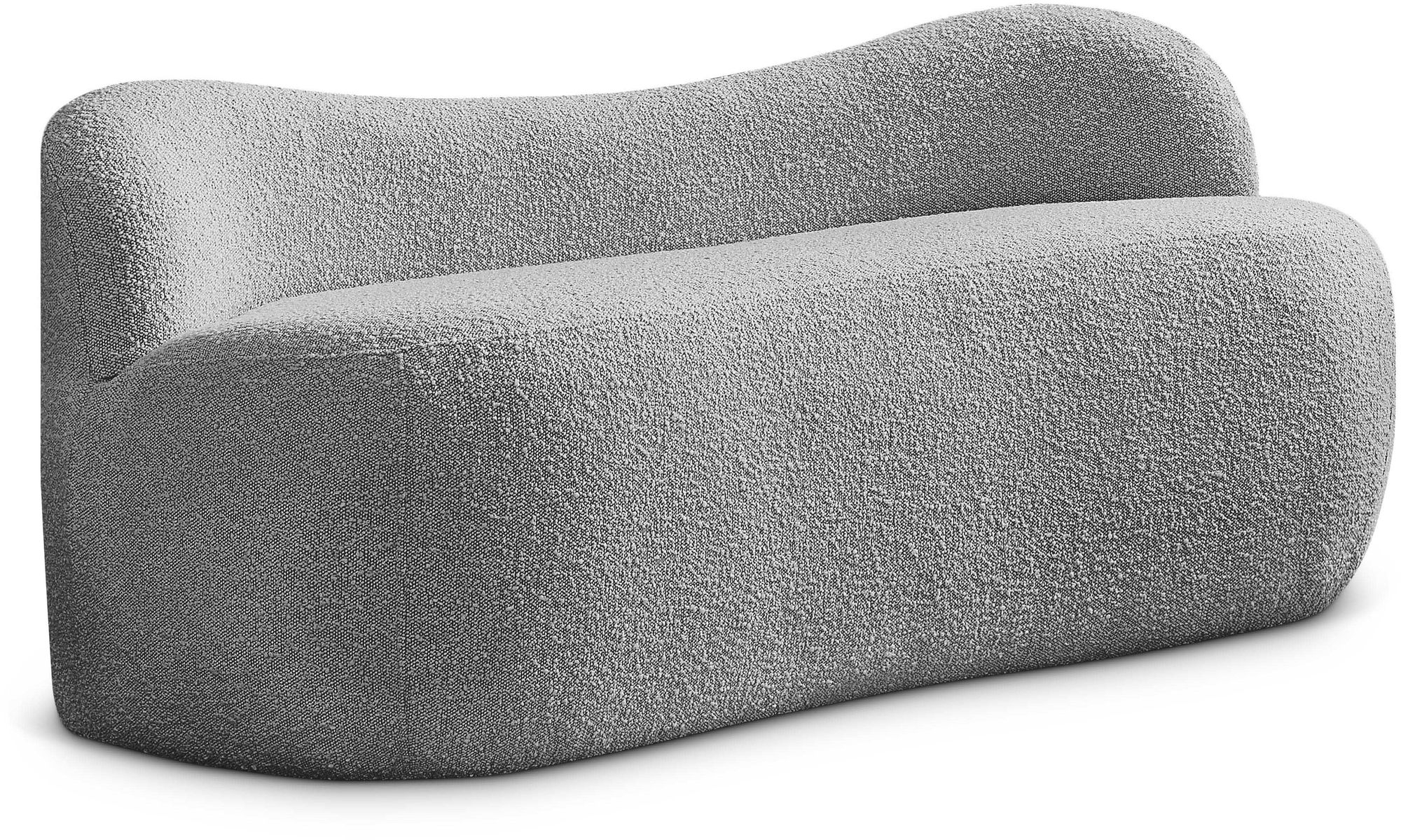 Flair Boucle Fabric Bench