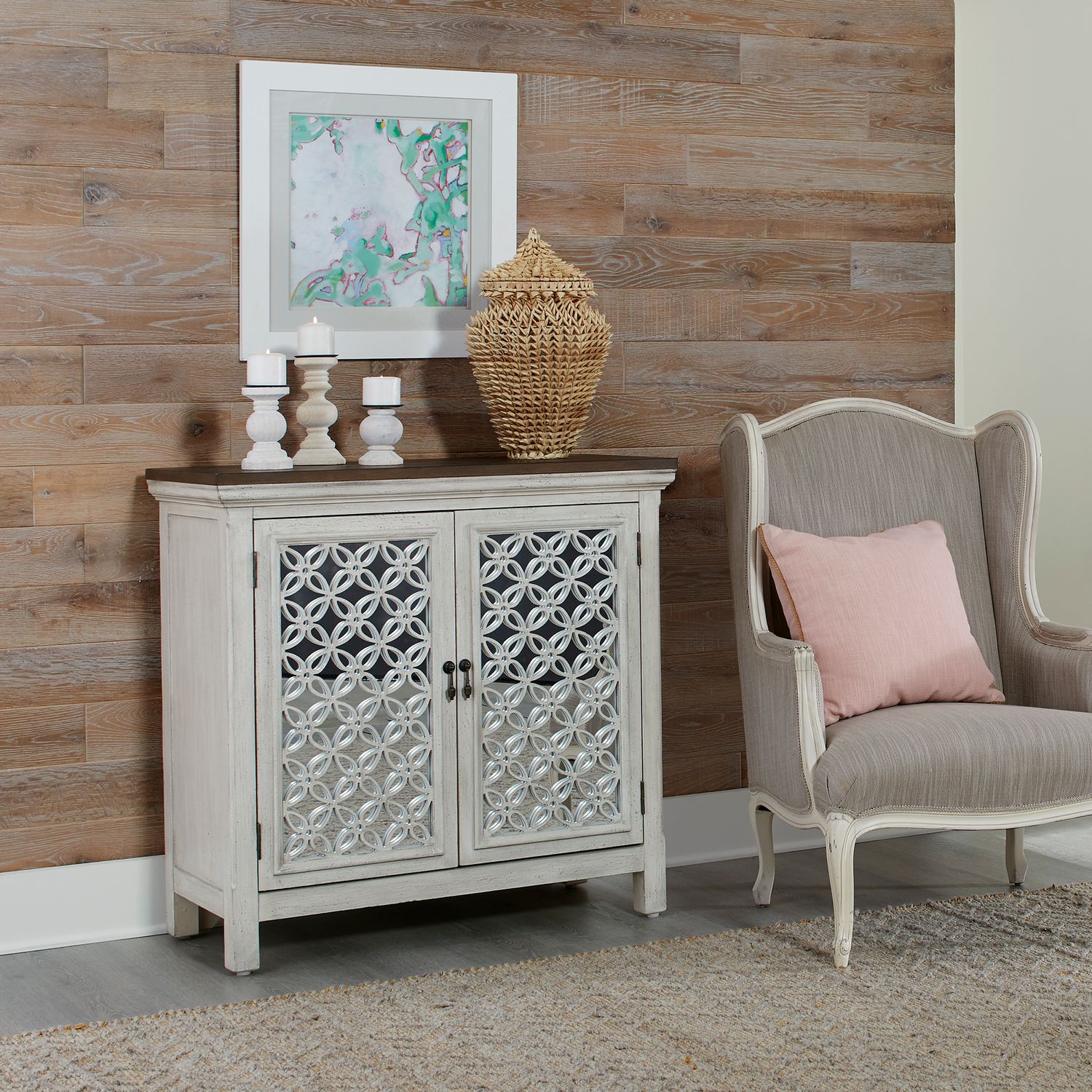Westridge Wood Accent Cabinet w/2 Doors