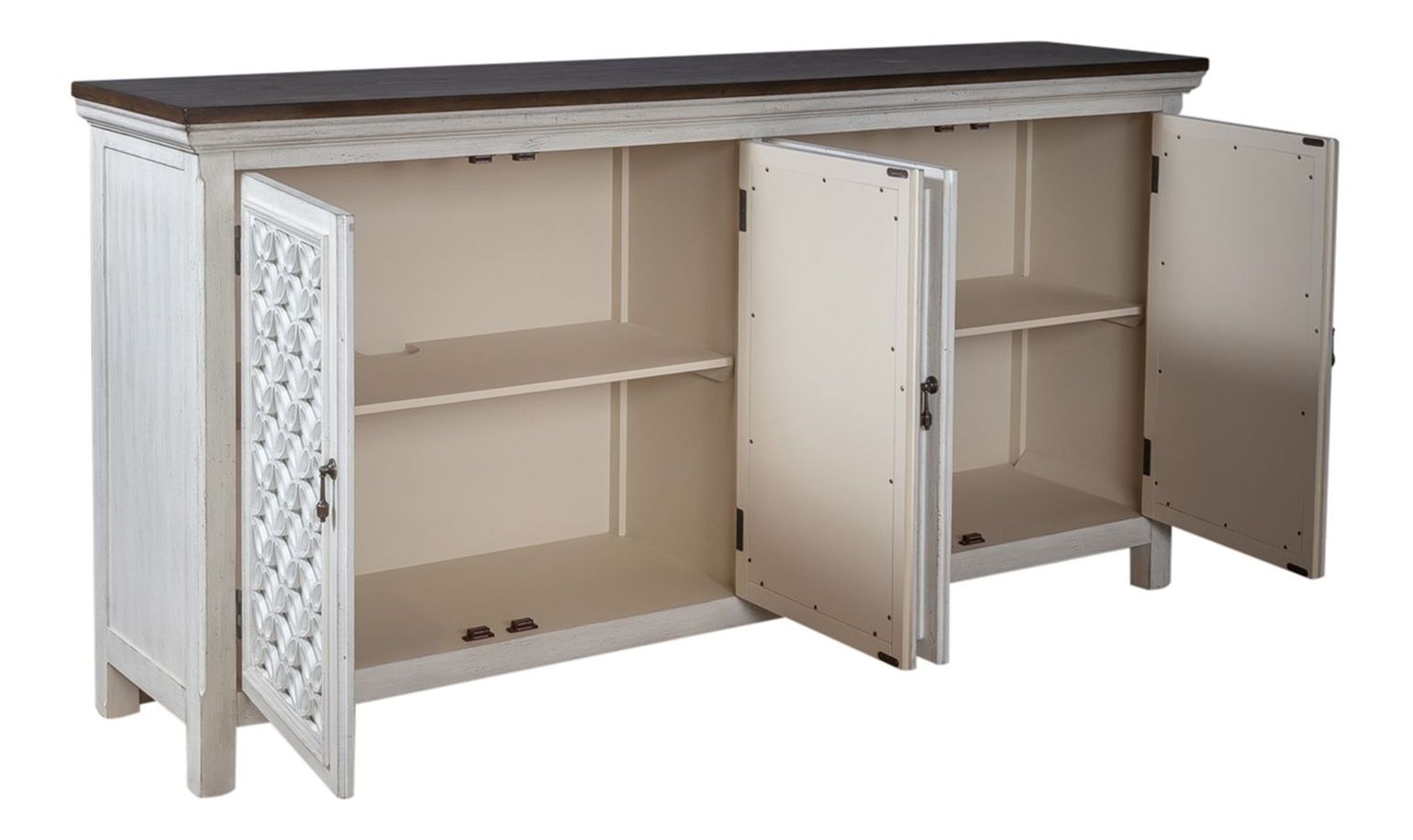 Westridge Wood Accent Cabinet w/4 Doors