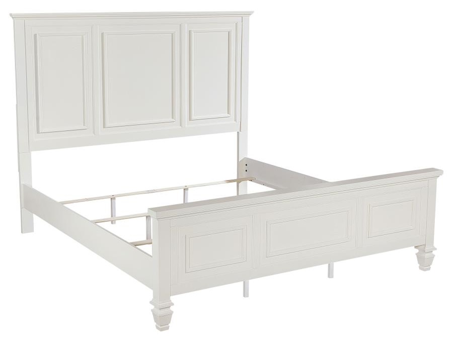Sandy Beach Panel Bed w/High Headboard