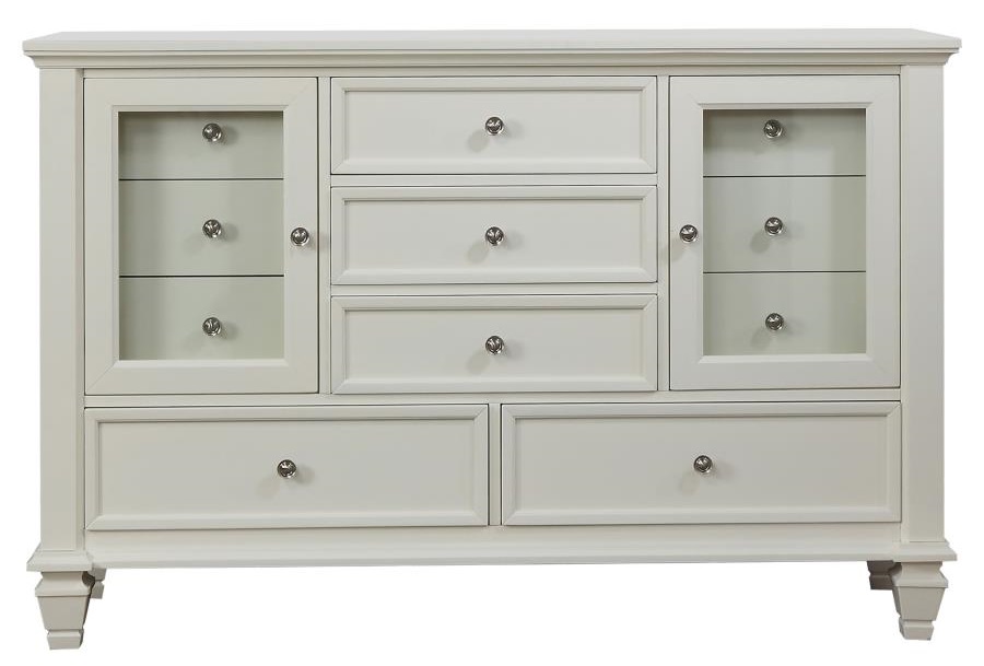 Sandy Beach Wood Dresser w/11 Drawers
