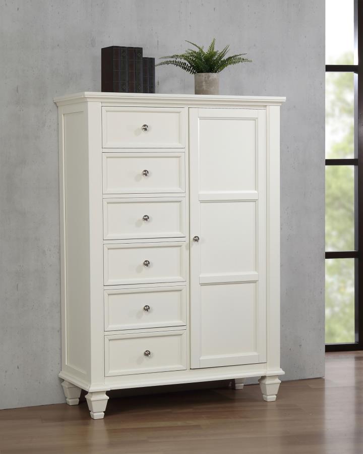 Sandy Beach Wood Chest w/8 Drawers