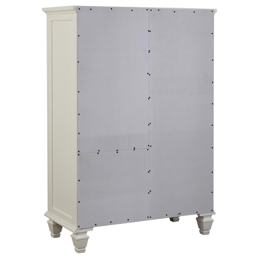Sandy Beach Wood Chest w/8 Drawers