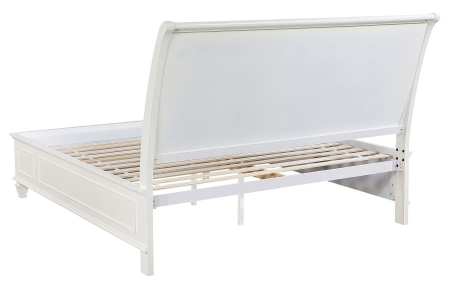 Sandy Beach Storage Sleigh Bed, Eastern King Size