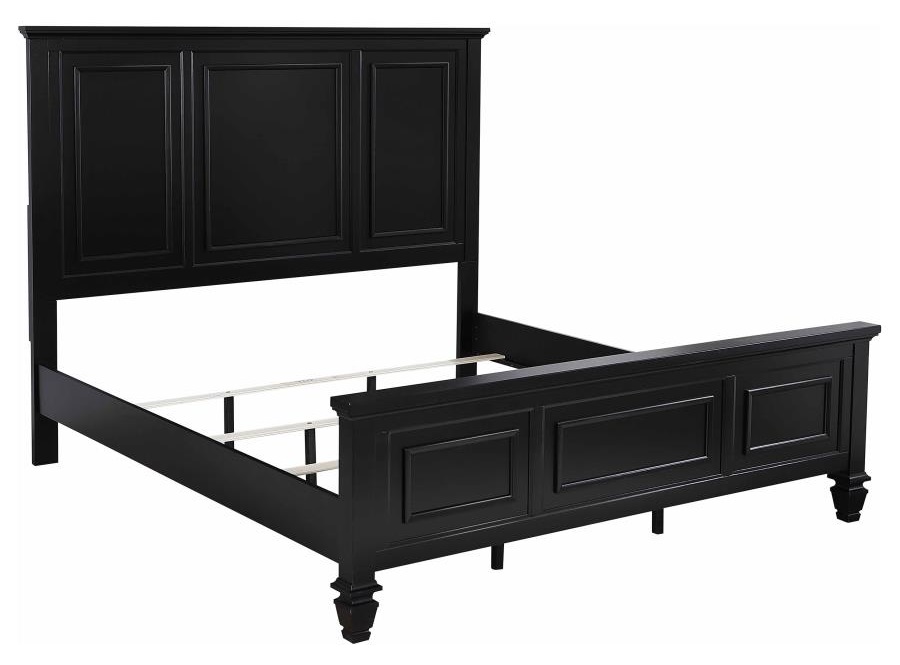 Sandy Beach Panel Bed w/High Headboard
