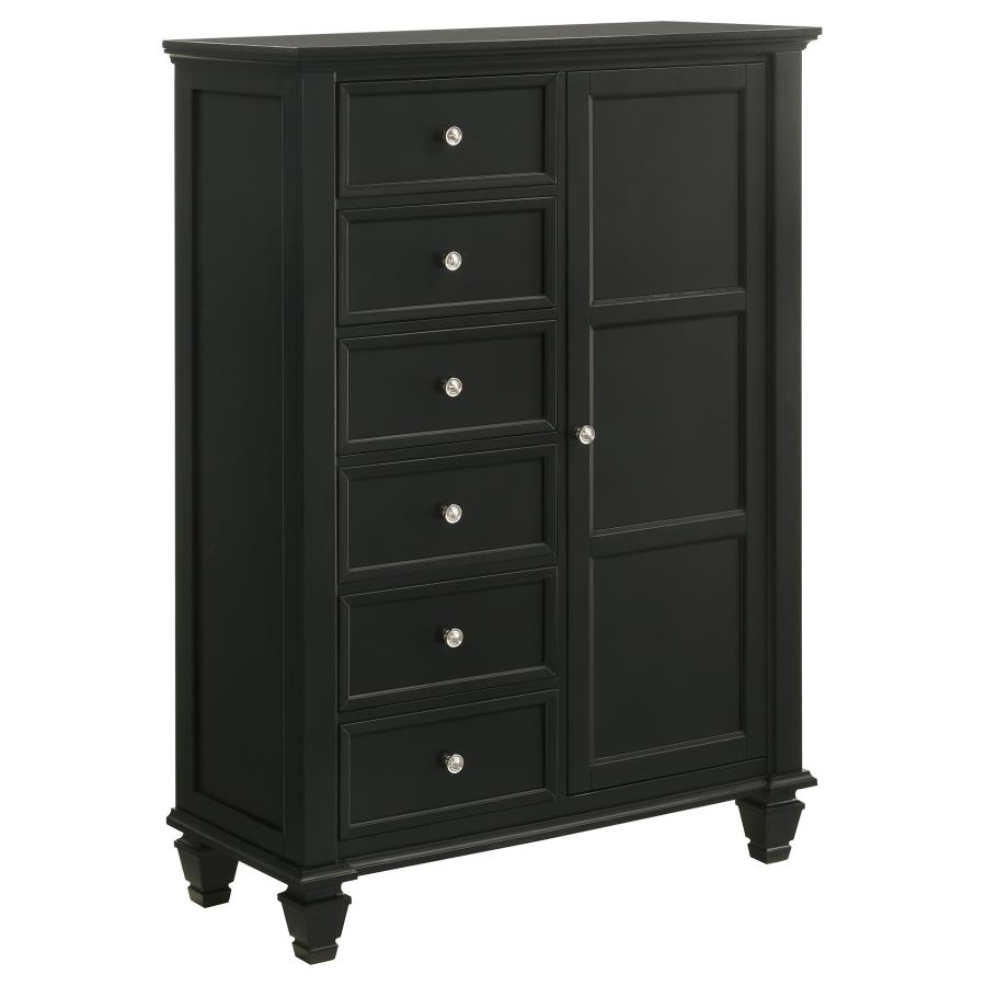 Sandy Beach Wood Chest w/8 Drawers