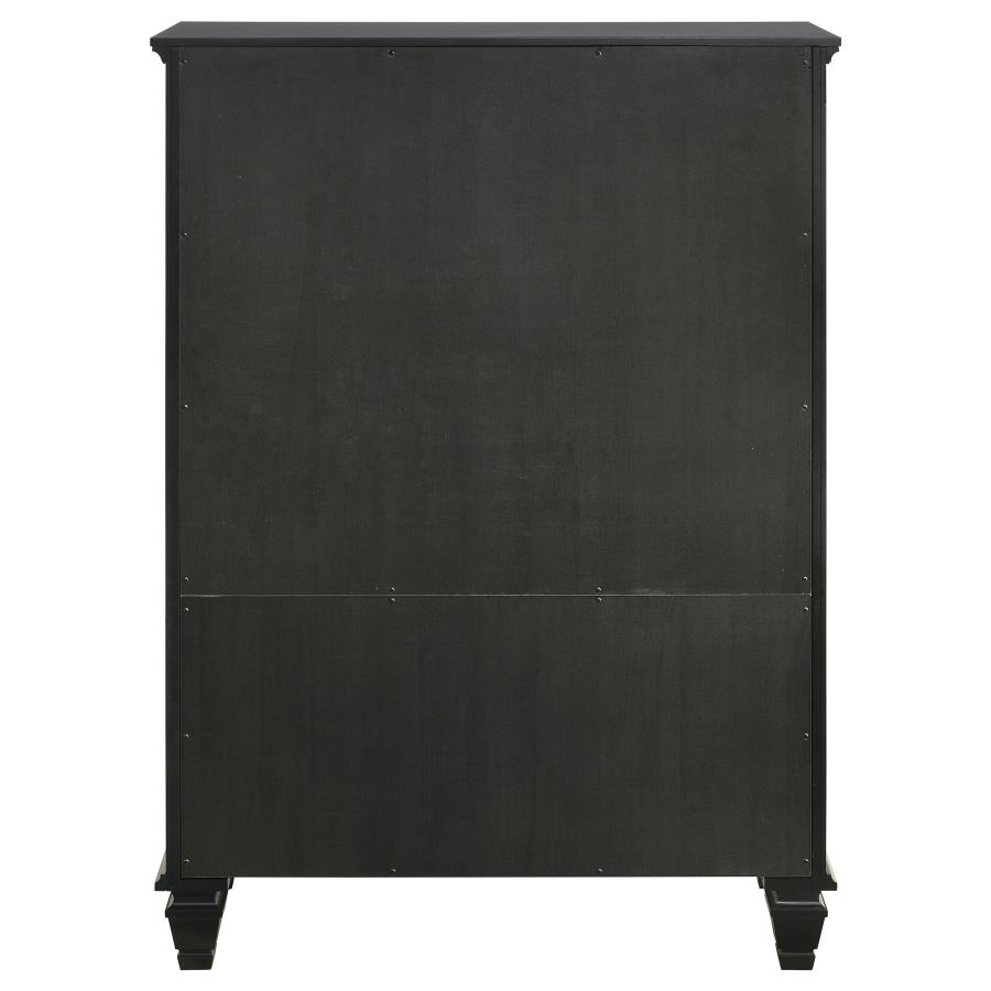 Sandy Beach Wood Chest w/8 Drawers