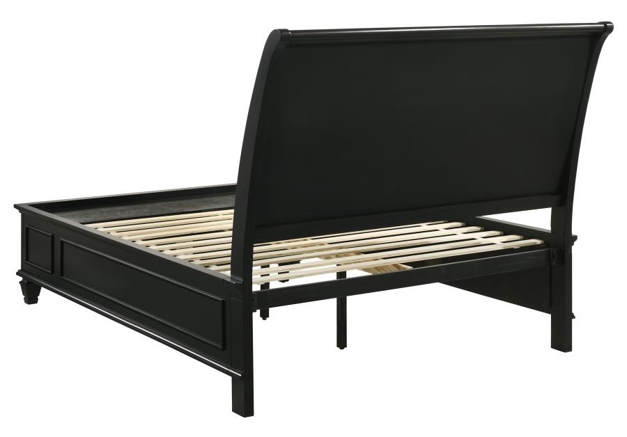 Sandy Beach Storage Sleigh Bed, Eastern King Size