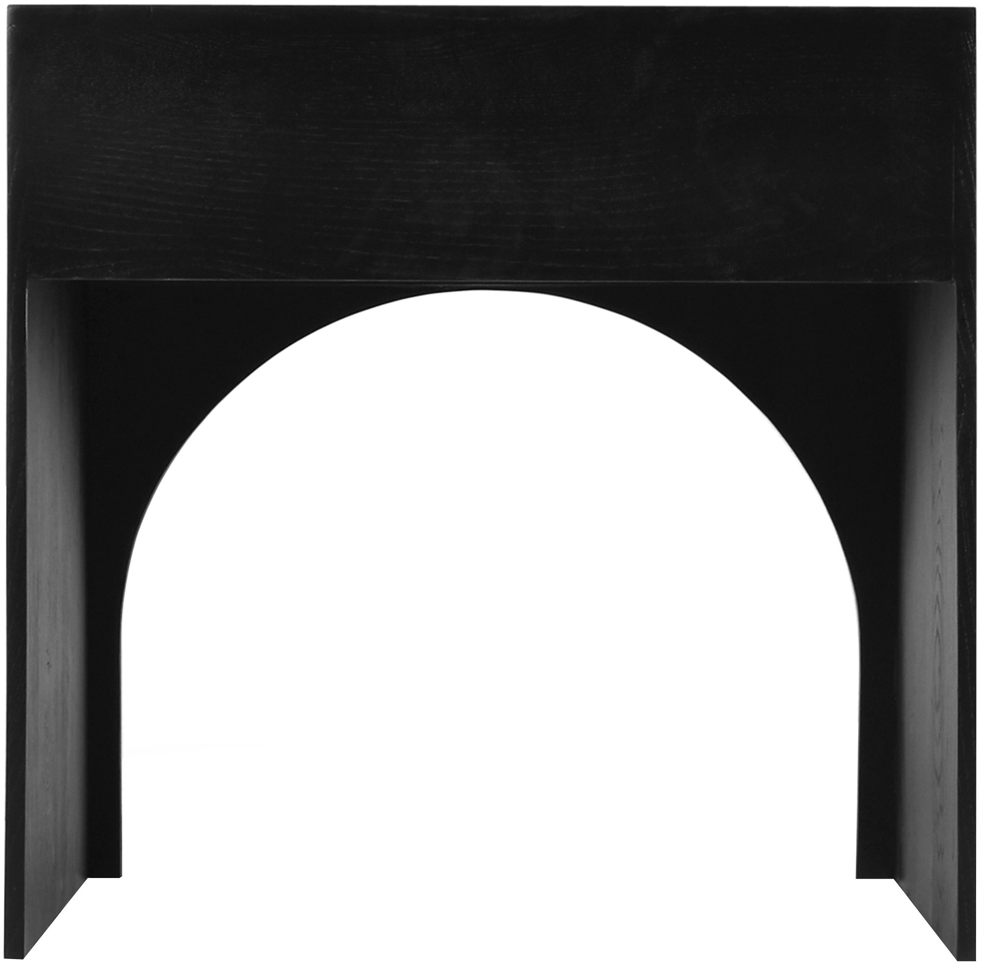 June 1-Drawer Solid Wood Nightstand