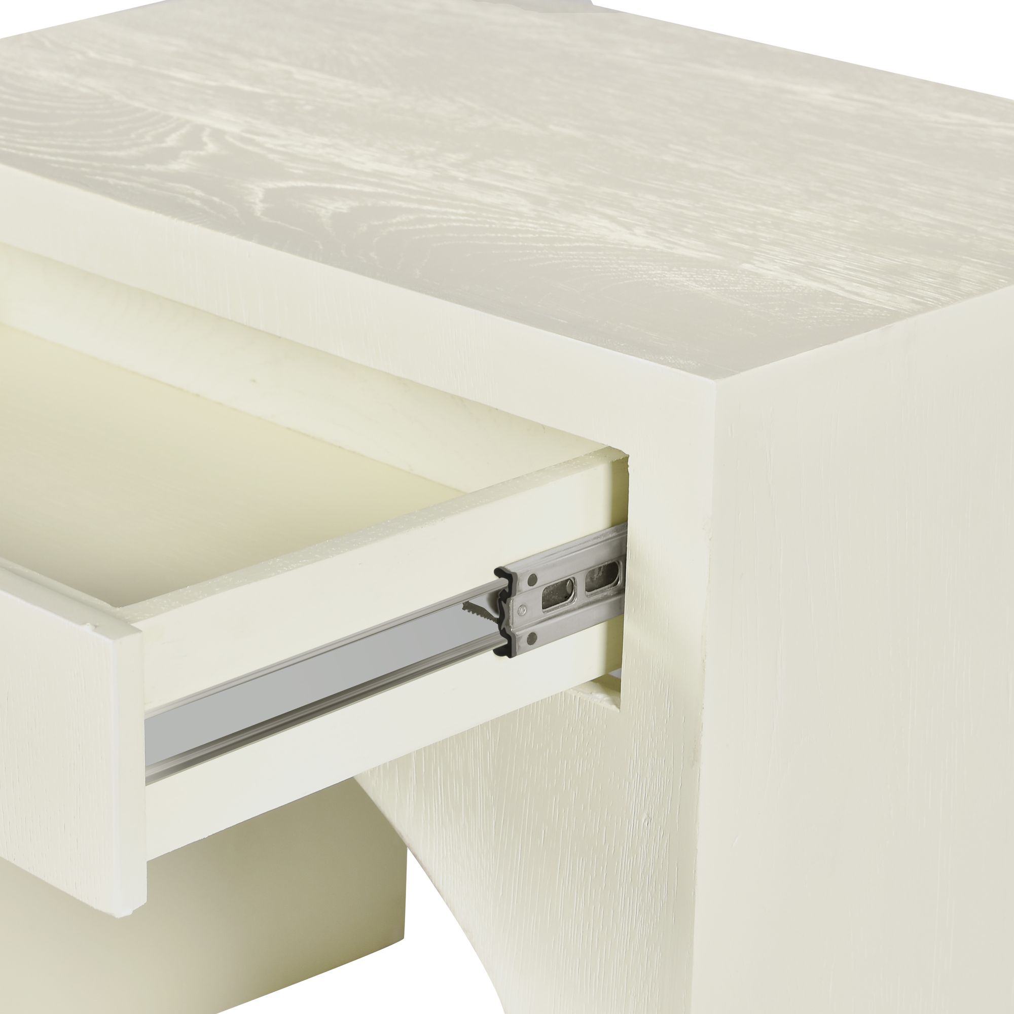 June 1-Drawer Solid Wood Nightstand