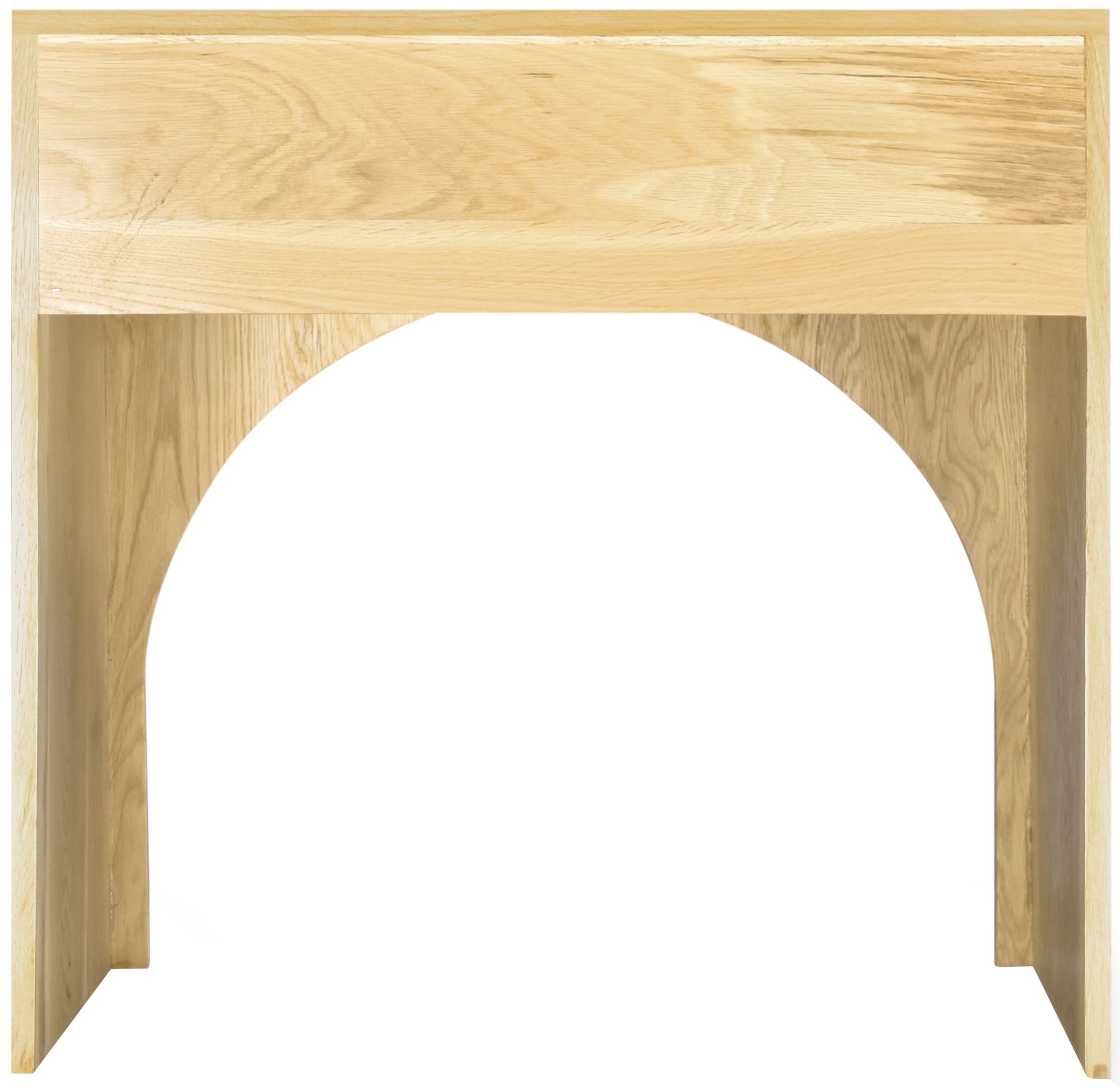 June 1-Drawer Solid Wood Nightstand