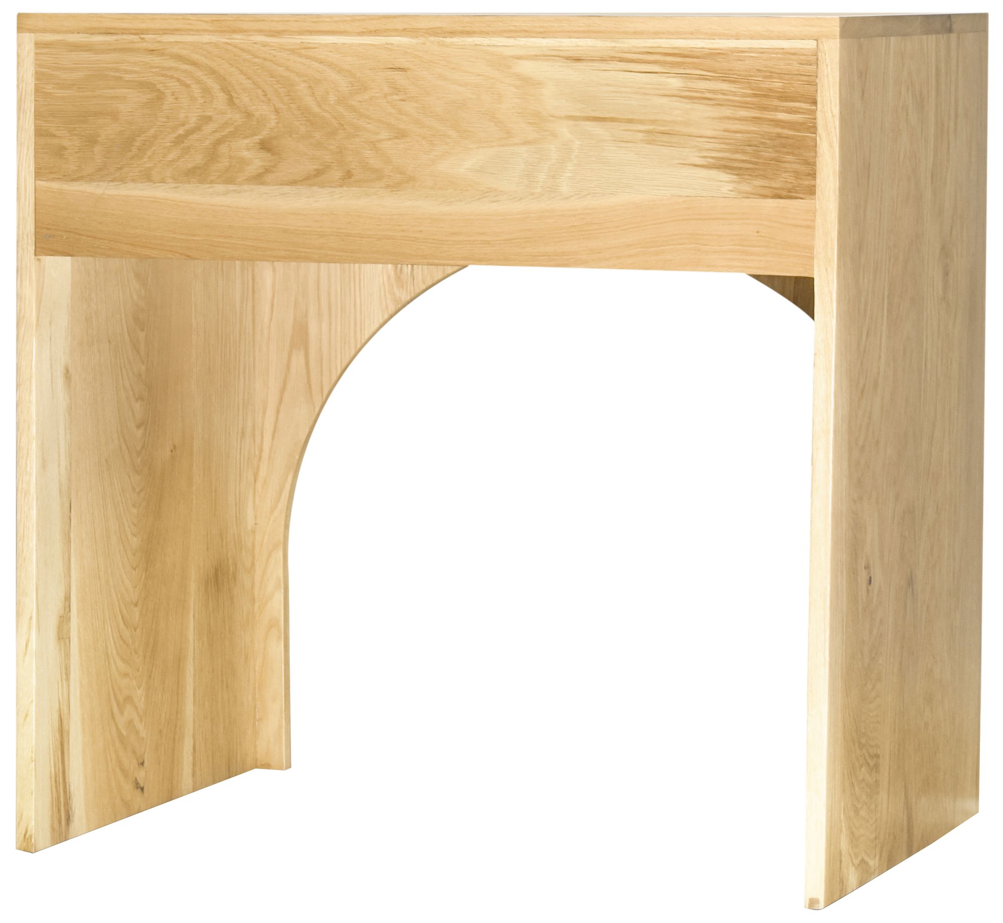 June 1-Drawer Solid Wood Nightstand