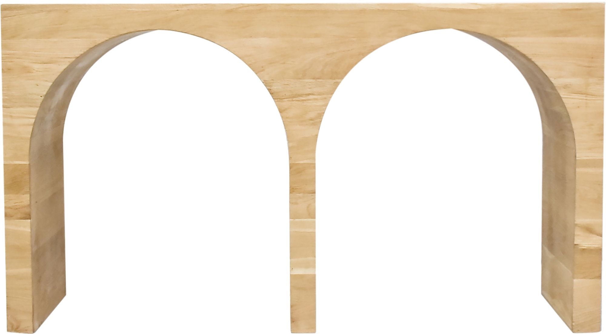 June 54" Solid Oak Console Table