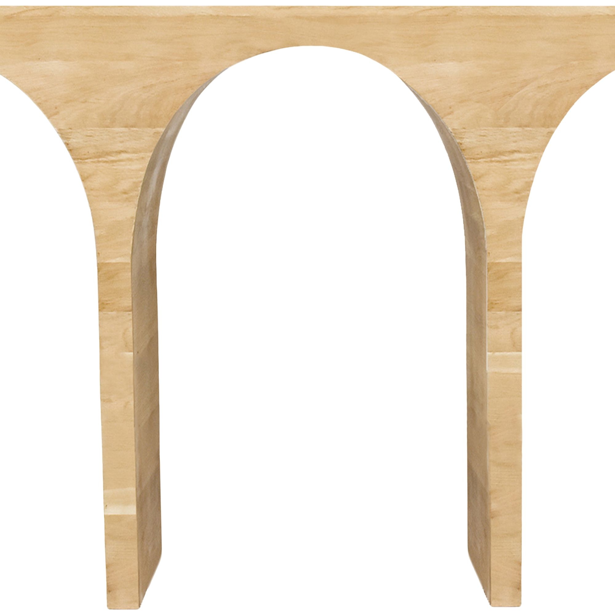 June 54" Solid Oak Console Table