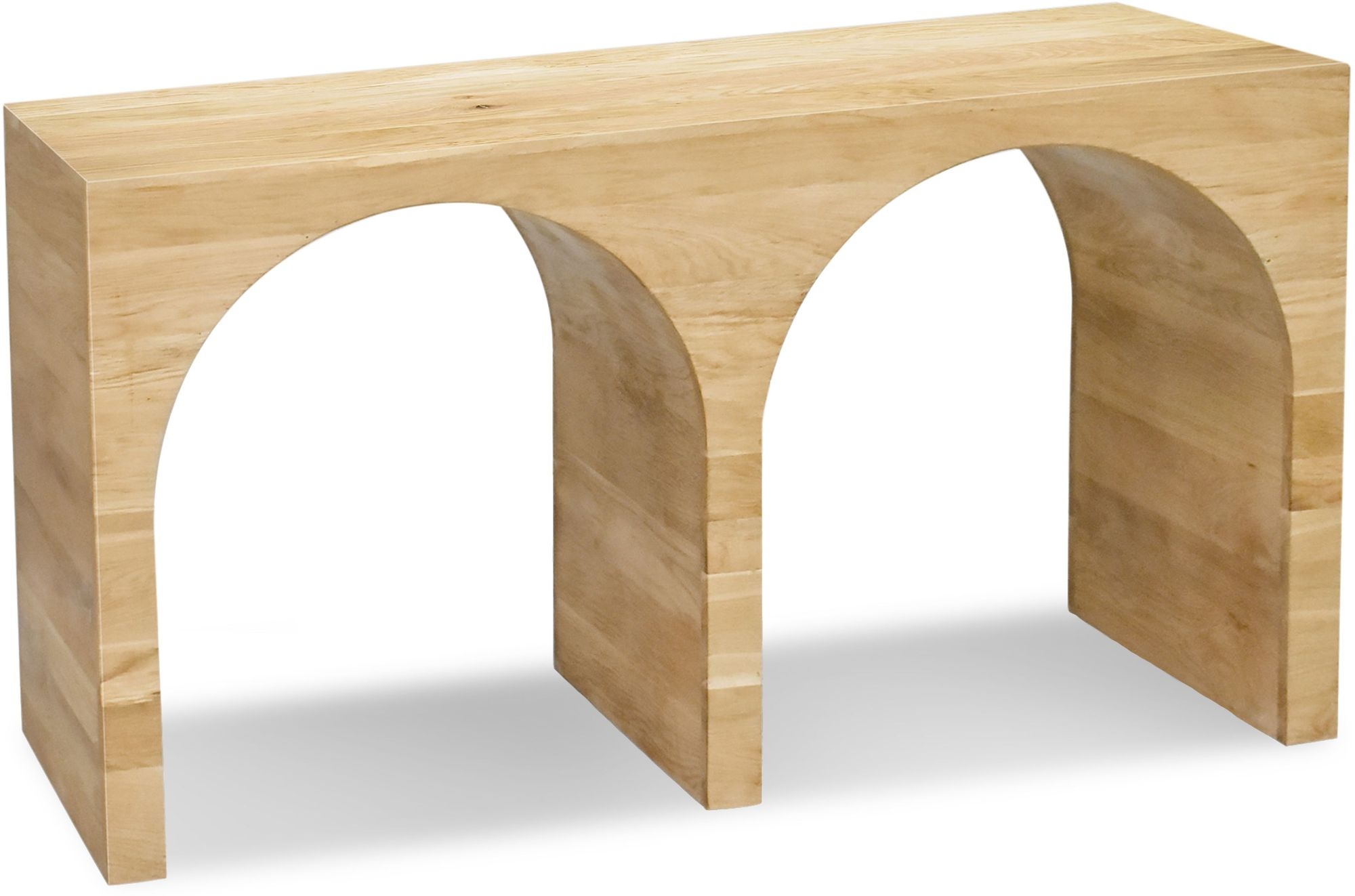June 54" Solid Oak Console Table