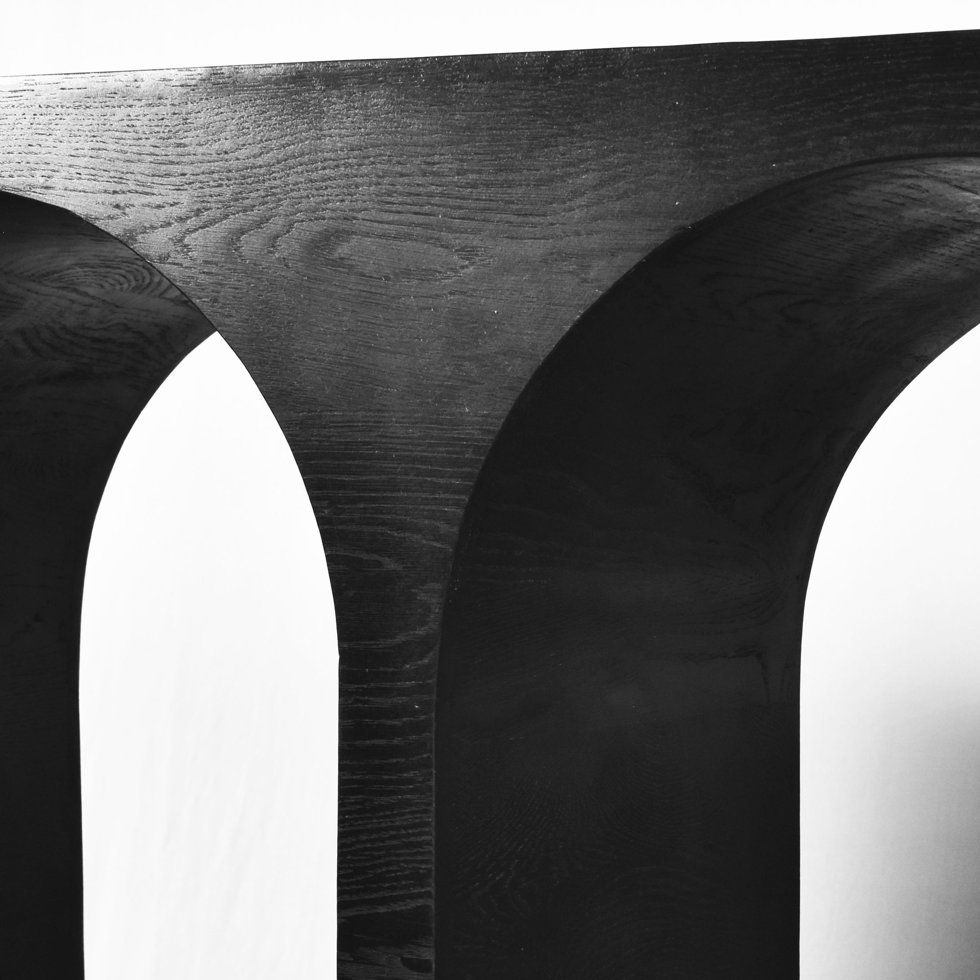 June 60" Solid Oak Console Table