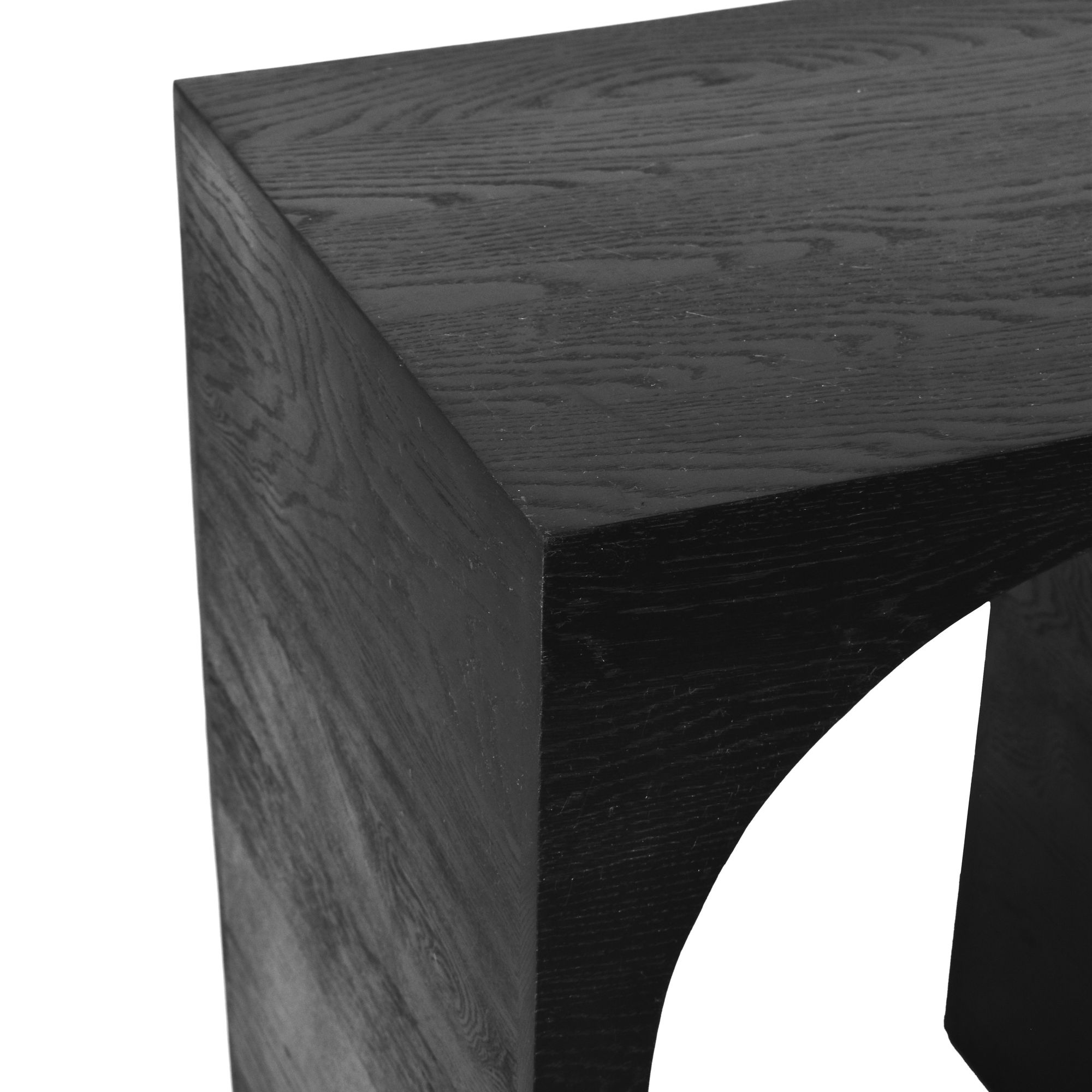 June 60" Solid Oak Console Table