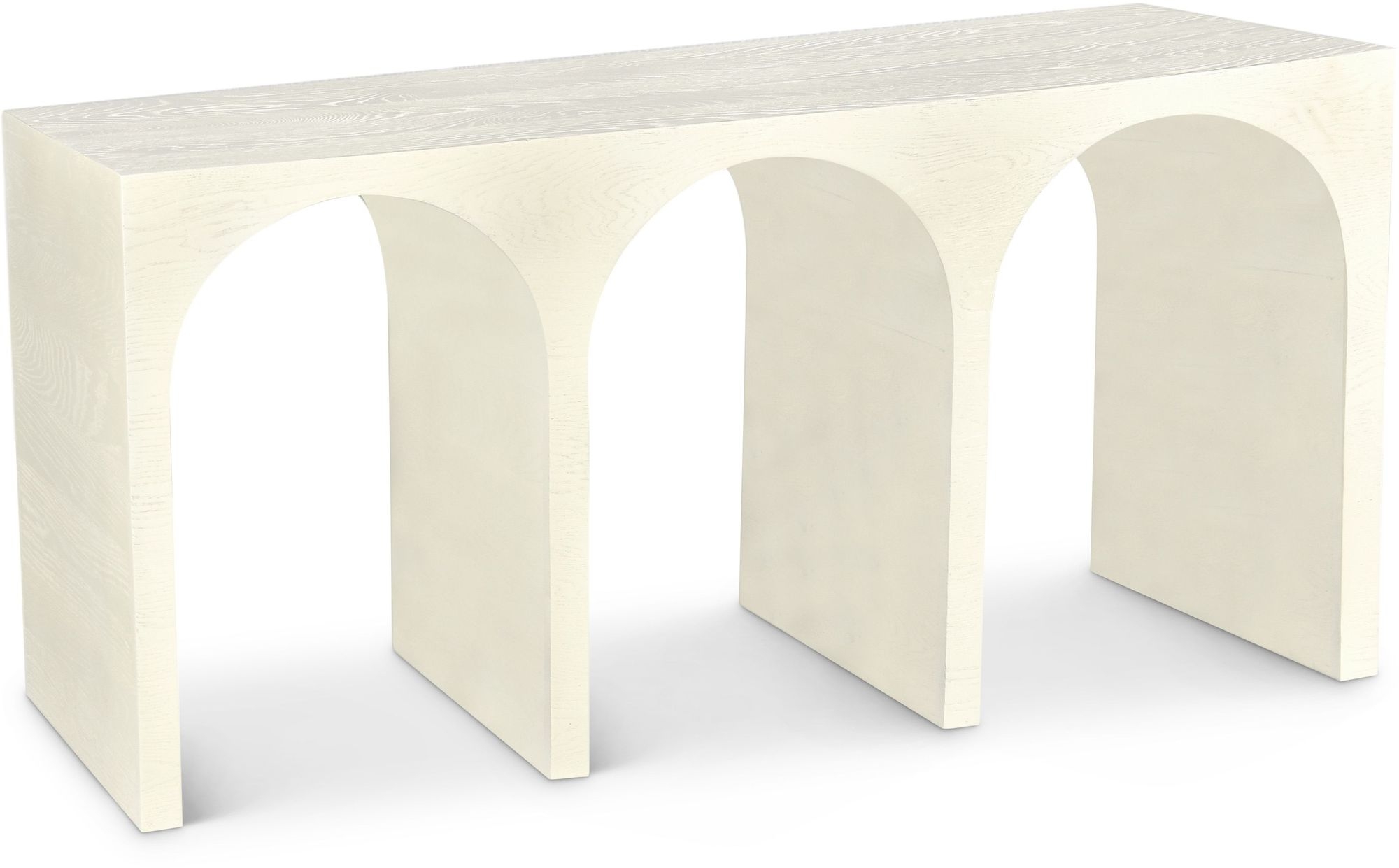 June 60" Solid Oak Console Table