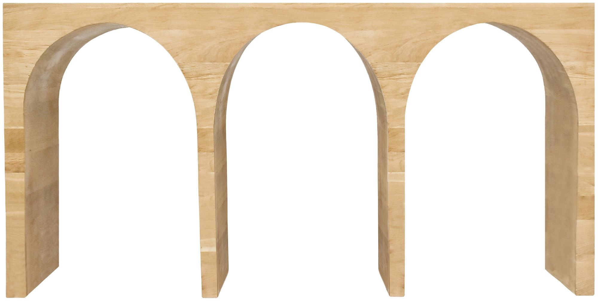June 60" Solid Oak Console Table