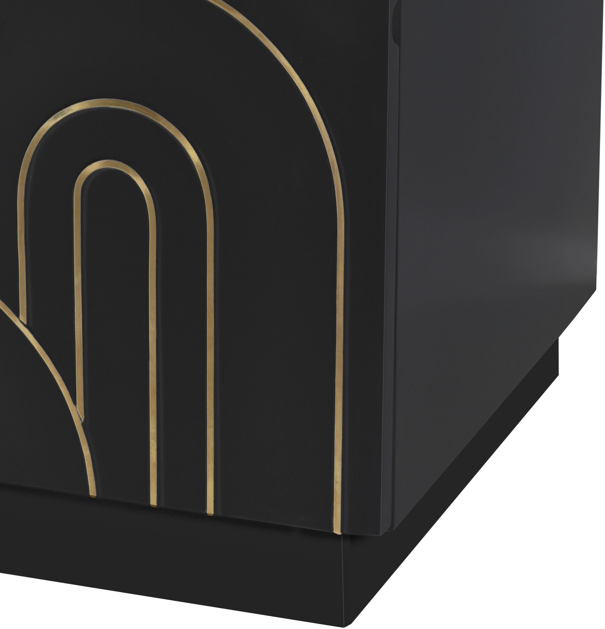 Turin 2-Drawer Wood Veneer Nightstand