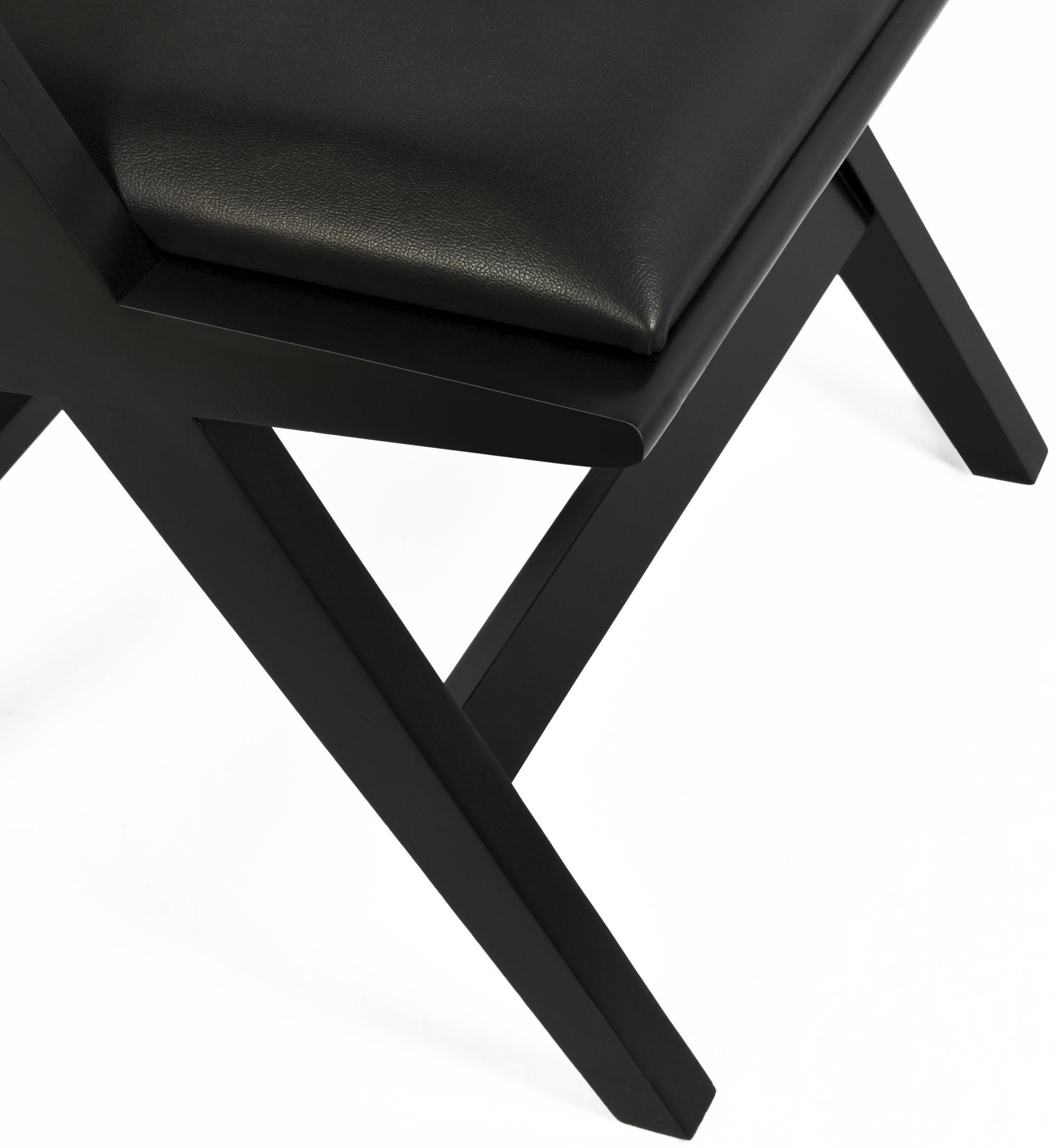 Abby Faux Leather & Cane Arm Chair