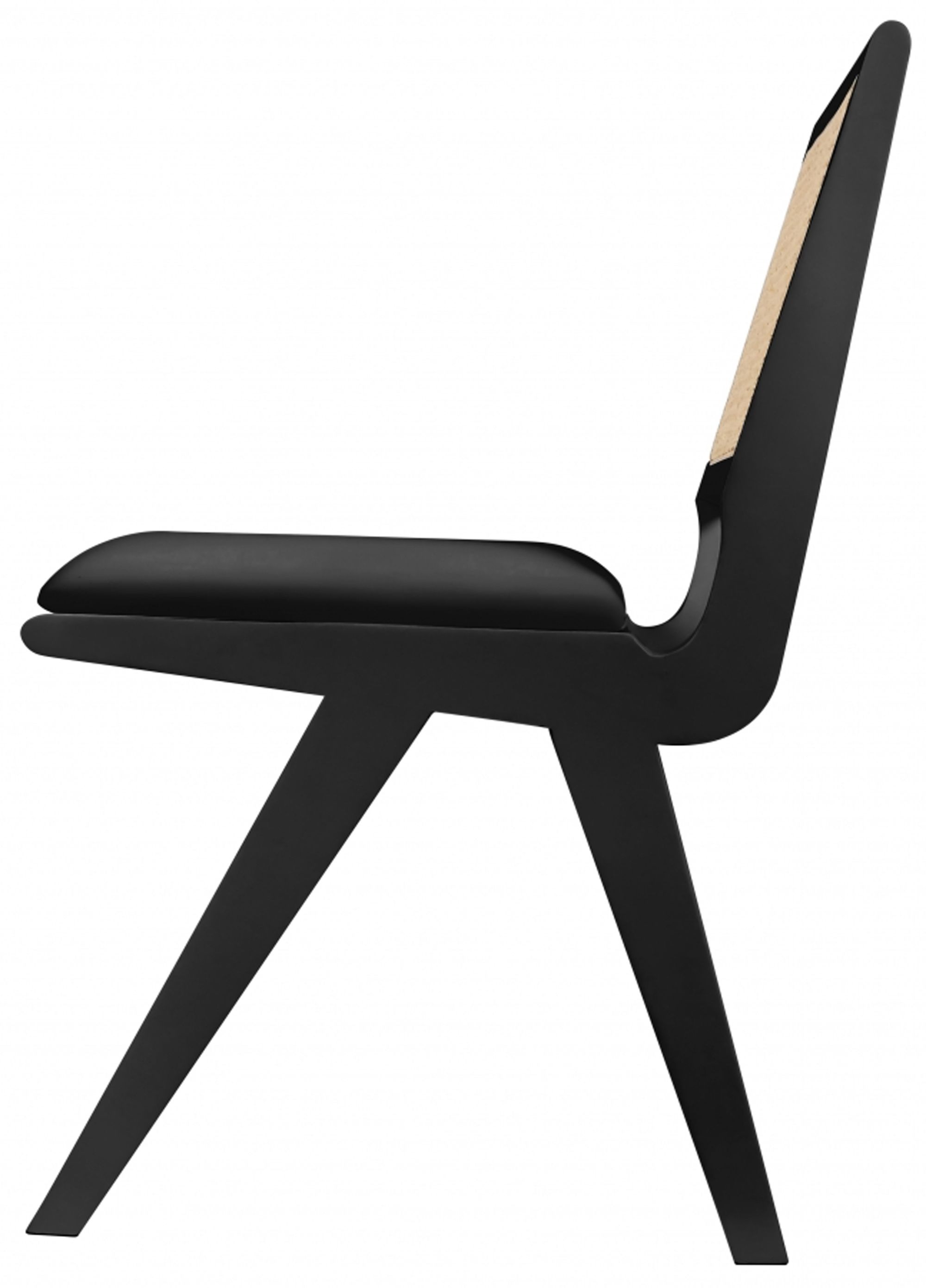 Abby Faux Leather & Cane Side Chair