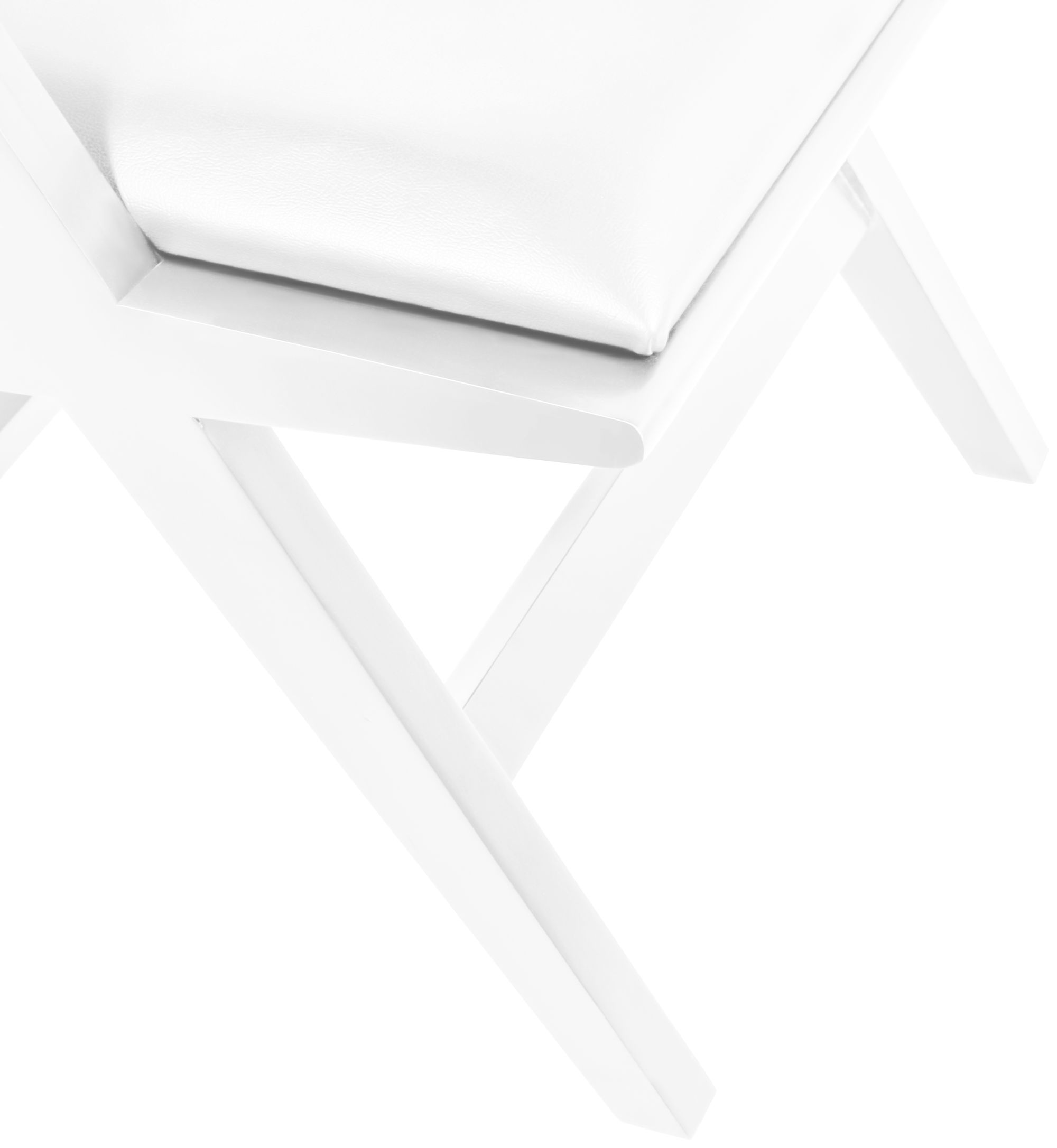 Abby Faux Leather & Cane Arm Chair