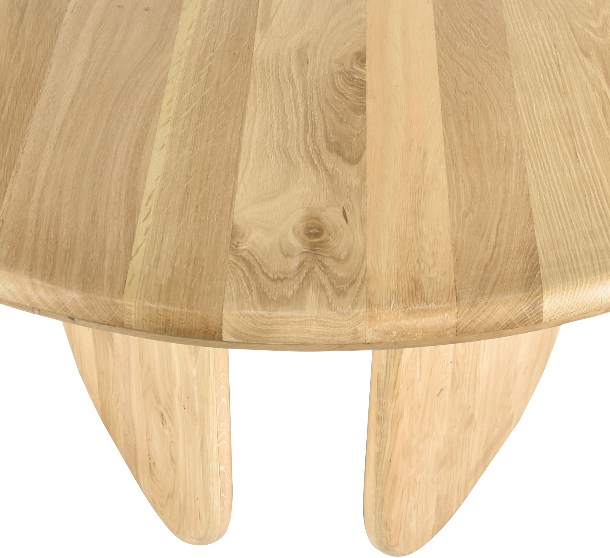 Benito 52" Round Oak Dining Table