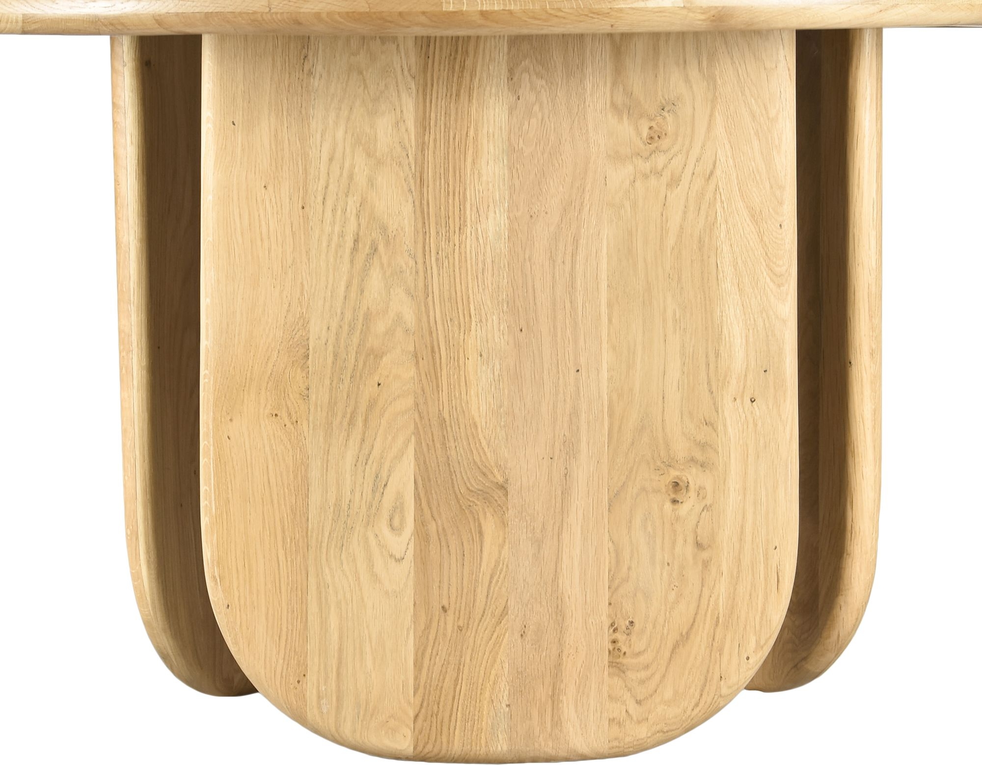 Benito 52" Round Oak Dining Table