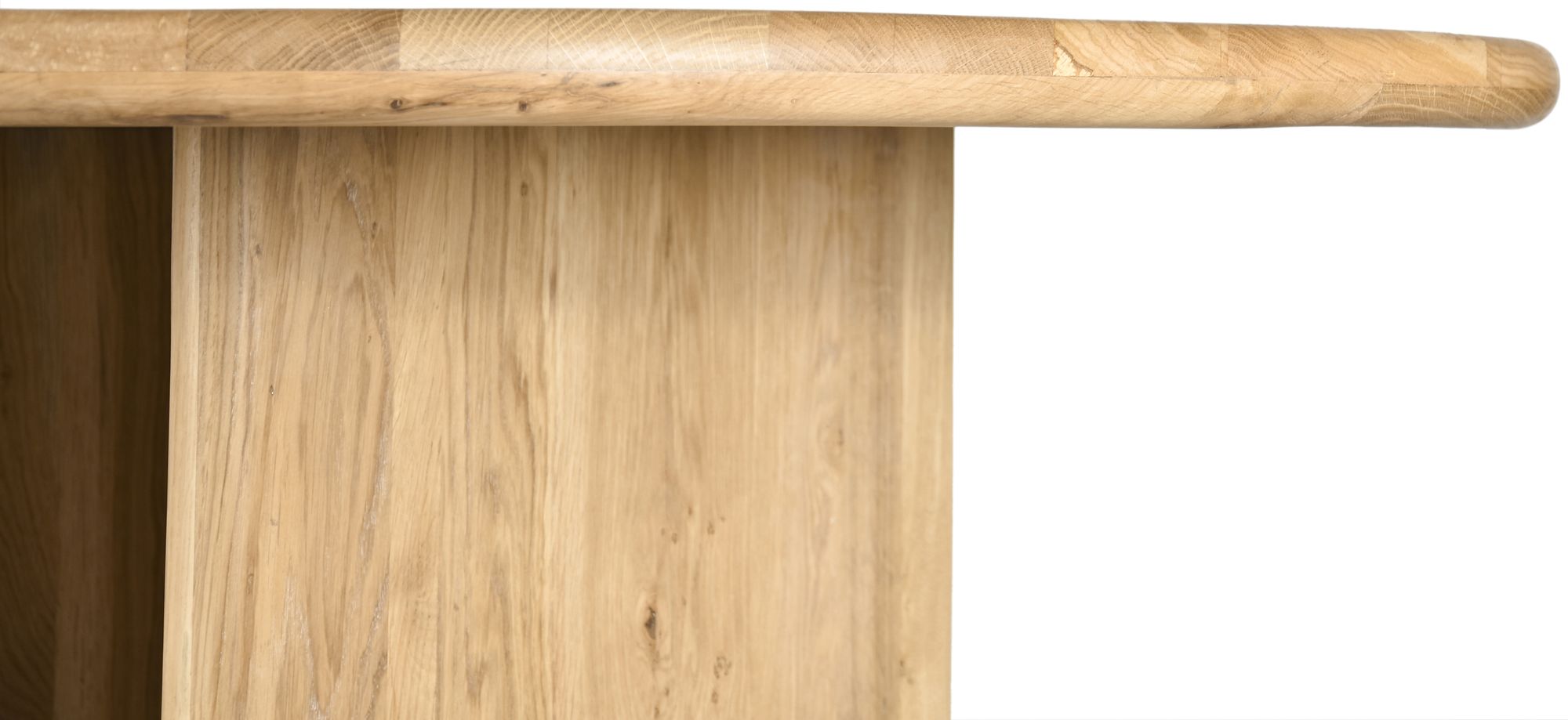 Benito 52" Round Oak Dining Table