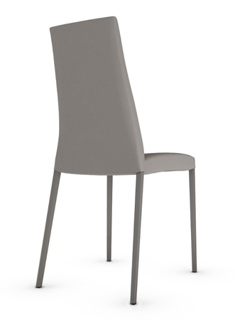 Aida Skuba Leatherette/Metal Dining Chair