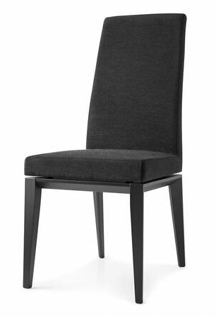 Bess Fabric/Wood Customizable Dining Chair