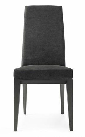 Bess Fabric/Wood Customizable Dining Chair