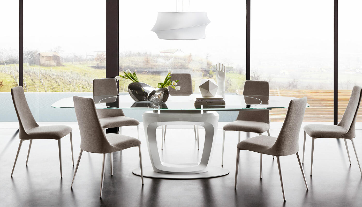 Etoile Denver Fabric/Metal Dining Chair