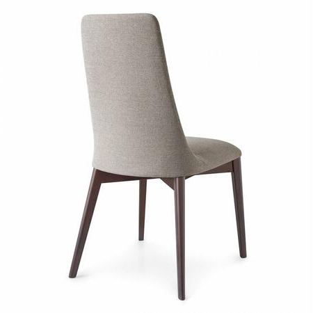 Etoile Fabric/Wood Customizable Upholstered Dining Chair