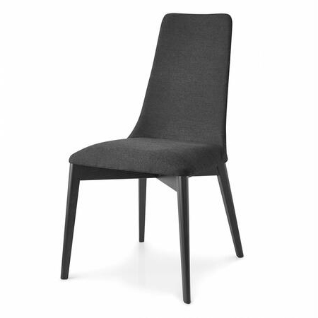 Etoile Fabric/Wood Customizable Upholstered Dining Chair