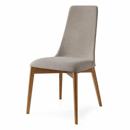 Etoile Fabric/Wood Customizable Upholstered Dining Chair