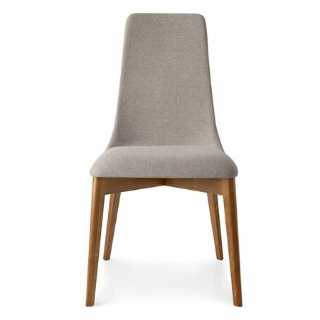 Etoile Fabric/Wood Customizable Upholstered Dining Chair