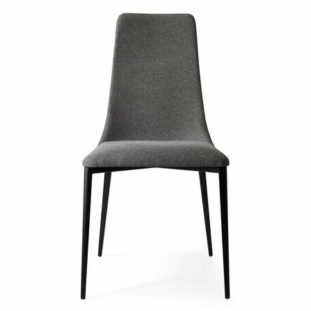 Etoile Fabric/Metal Customizable Upholstered Dining Chair