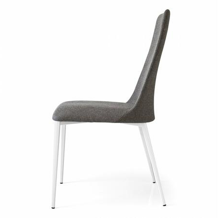 Etoile Fabric/Metal Customizable Upholstered Dining Chair