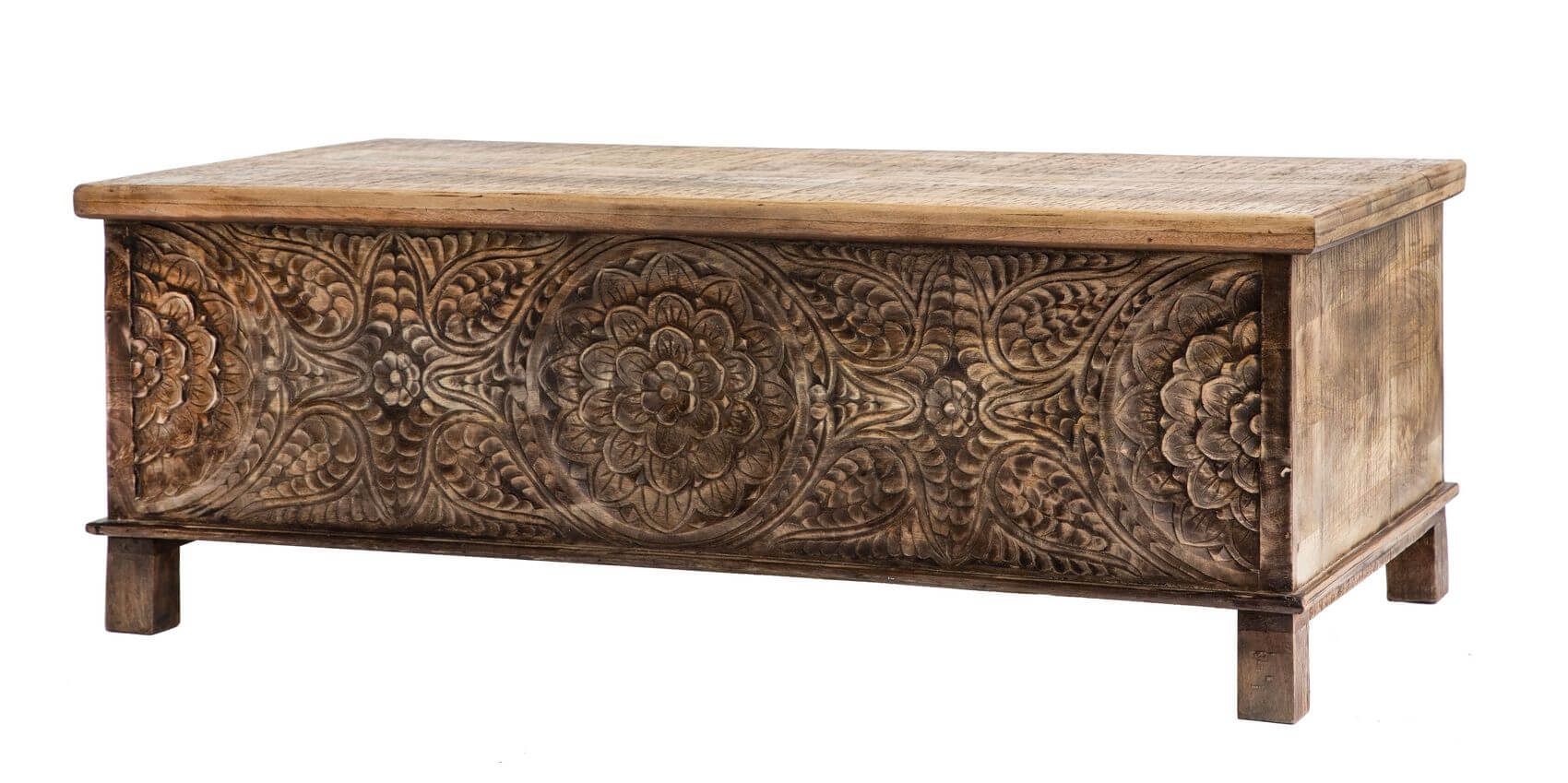 17th C. Anglo Trunk Coffee Table